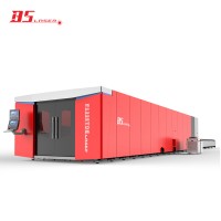 Laser Cutting Machine 10 Kw India Price Enclosed Fiber Cutter With Exchange Table