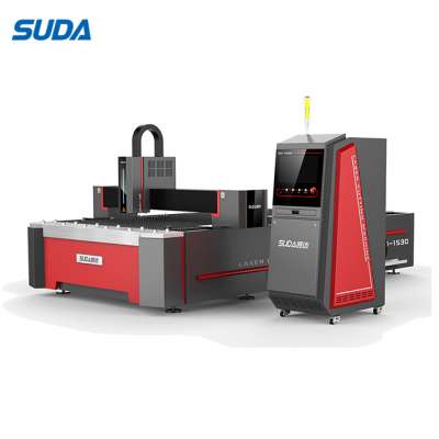 SUDA 3015 1000w 2000w 3000w Laser Cutting Machine For Stainless Steel Metal Plate Processing